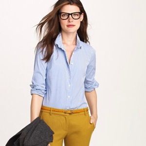 J. Crew Perfect Stretch Shirt Petite Small